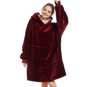 Wearable Blanket Hoodie - Sherpa Blanket Sweatshirt as Christmas Gifts